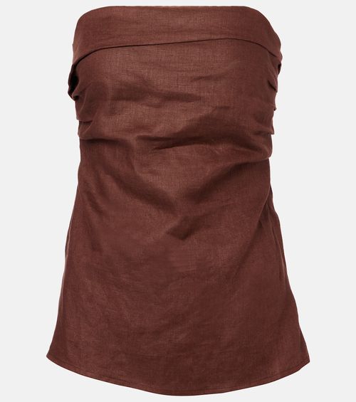 Faithfull Caen linen top