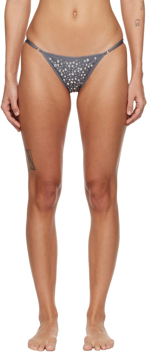 Gray Gaia Bikini Bottom