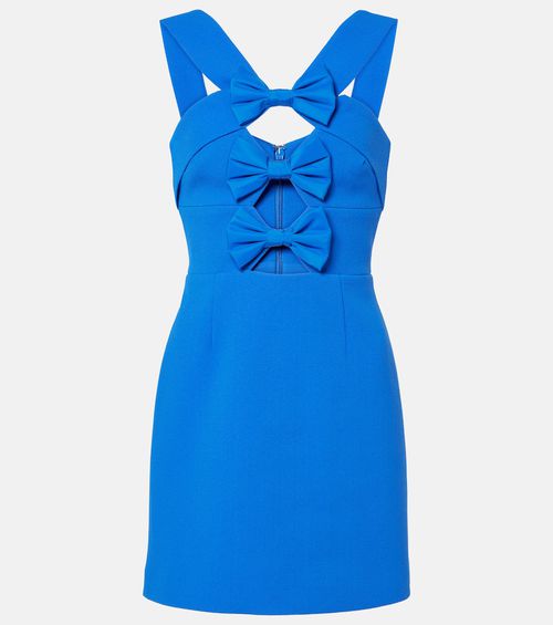 Rebecca Vallance Antonella bow-detail taffeta minidress