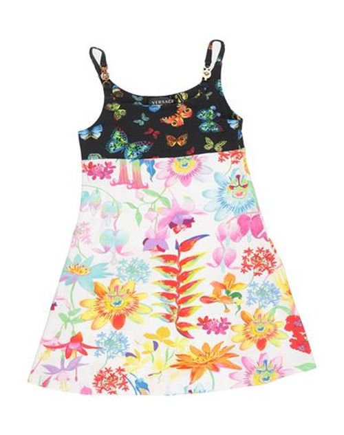 Kid Girl Kids' dress Black Size 12 Cotton, Elastane
