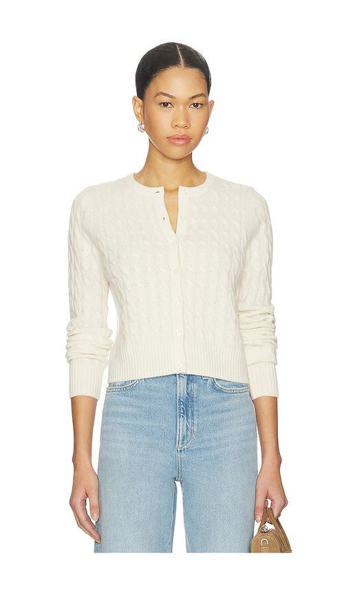 Joe's Jeans The Dani Cable Sweater in Cream. - L also in M, S