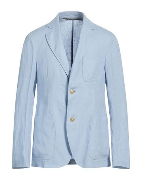 Man Blazer Sky blue Size 44 Linen