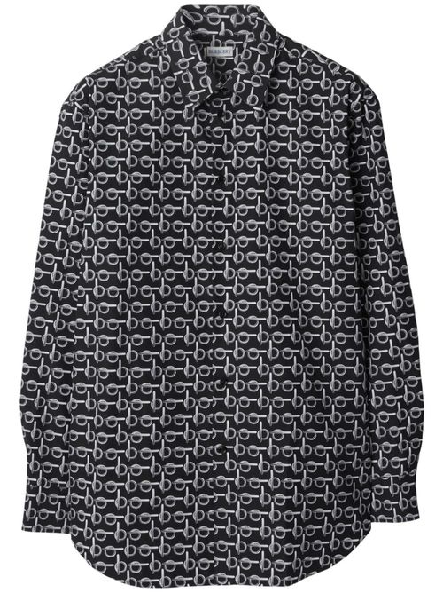 B cotton shirt - Silver
