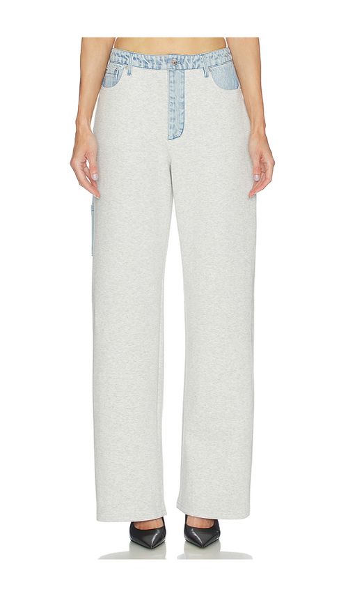 SEROYA Travis Pant in Light Grey,Blue. M. Also in L, S
