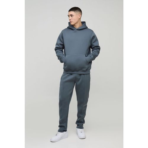 Regular Fit Bonded Scuba Hooded Tracksuit