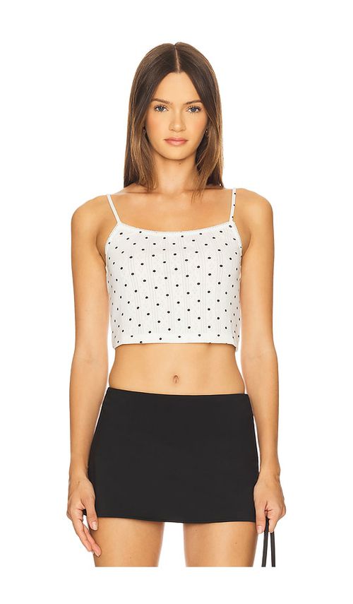 CUUP TOP POINTELLE in White,Black. Größe S. Also in L, M