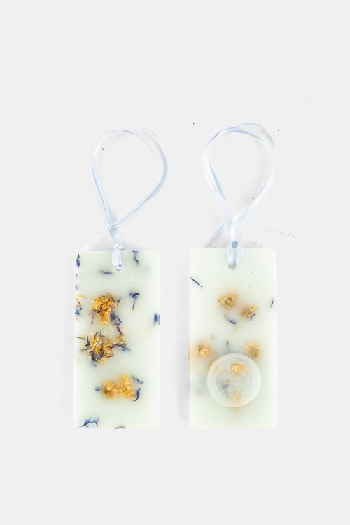 Floral-Infused Wax Wax Tablets — White