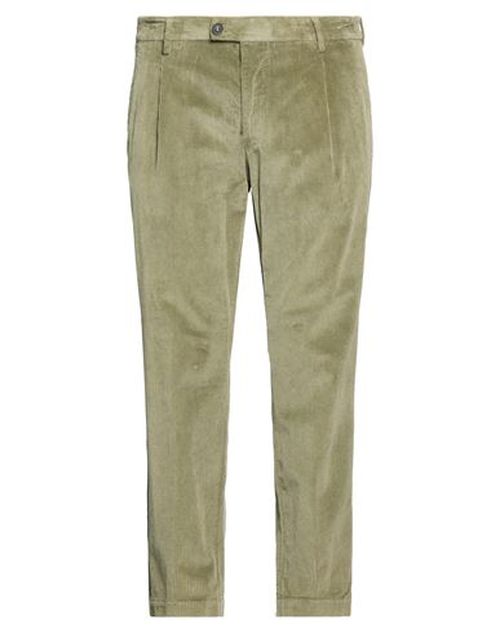 Man Pants Military green Size 42 Cotton, Lyocell, Elastane