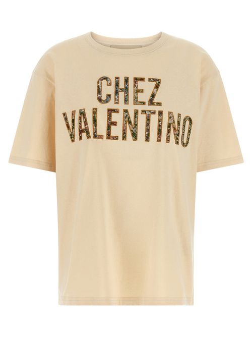Beige Logo T-shirt