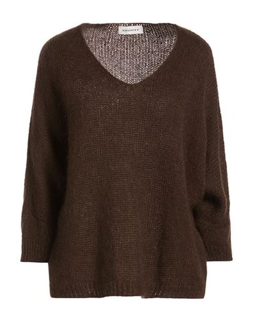 Woman Sweater Brown Size M Acrylic, Polyamide, Mohair wool, Wool