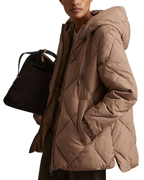 Thea Short Puffer Coat Front Zip