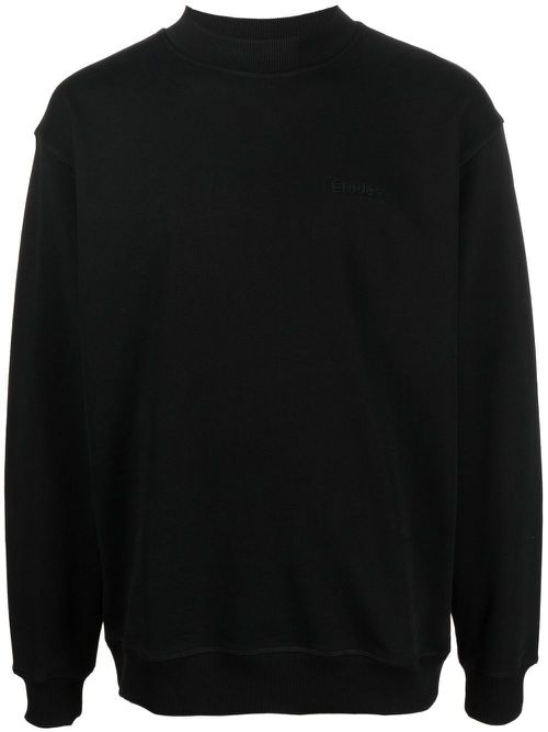 National organic-cotton sweatshirt - Black
