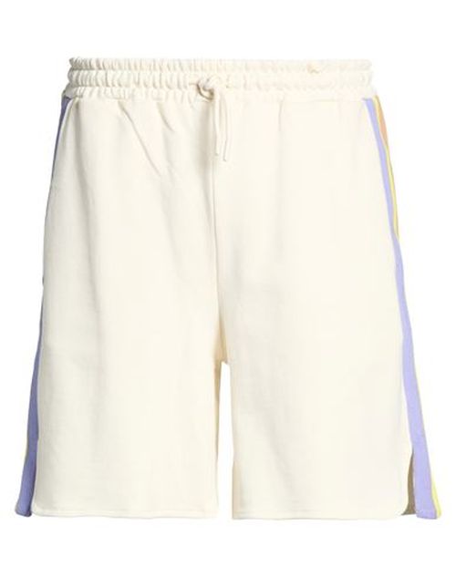 Man Shorts & Bermuda Shorts Ivory Size S Cotton
