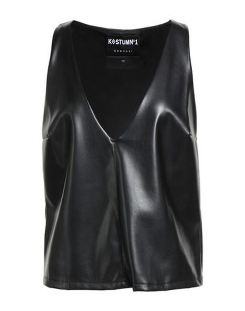 ! Woman Top Black Size L Polyester