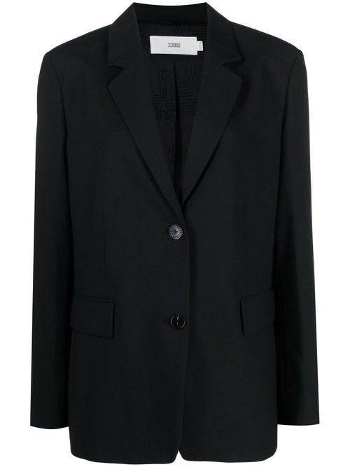 Wool Blend Single-Breasted Jacket