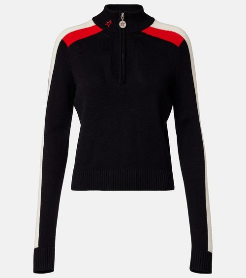 LA Tour wool half-zip sweater
