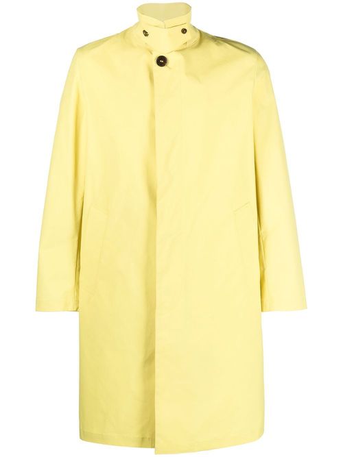 Newington A-line coat - Yellow