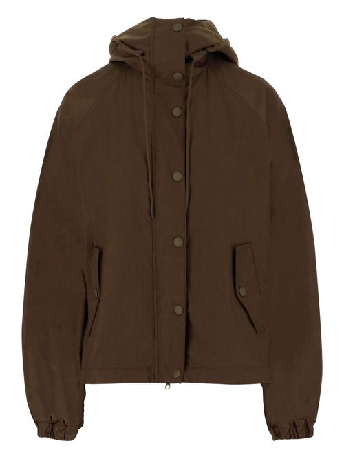 ASPESI hooded jacket - Brown