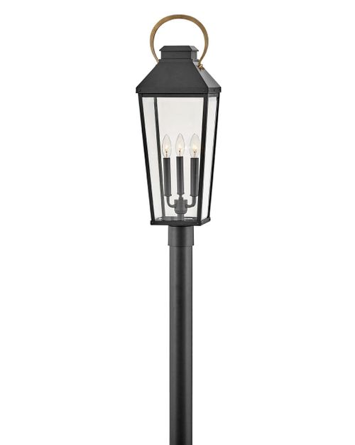 Black LED Post Top or Pier Mount from the Dawson Collection