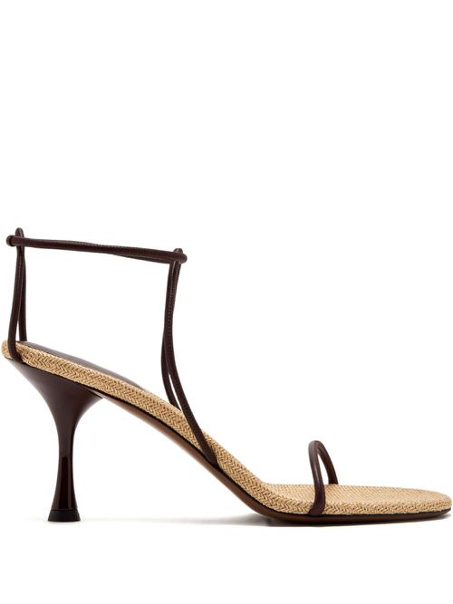 80mm Nenque strappy sandals - Neutrals