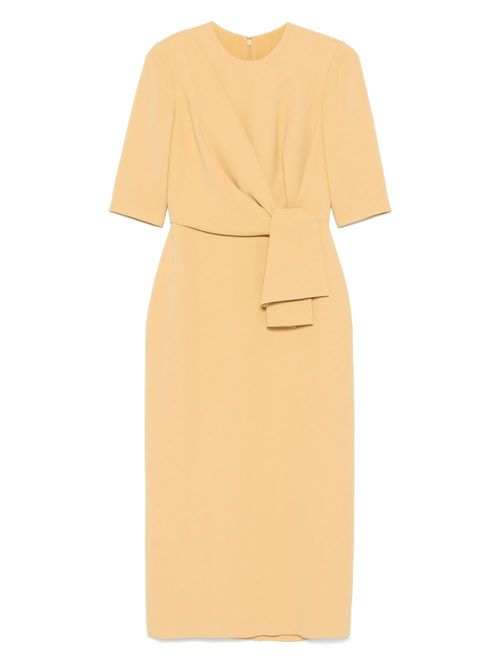 Elie Saab | Elie Saab cady midi dress - Yellow | Realry Elie Saab | Elie Saab cady midi dress - Yellow | Realry