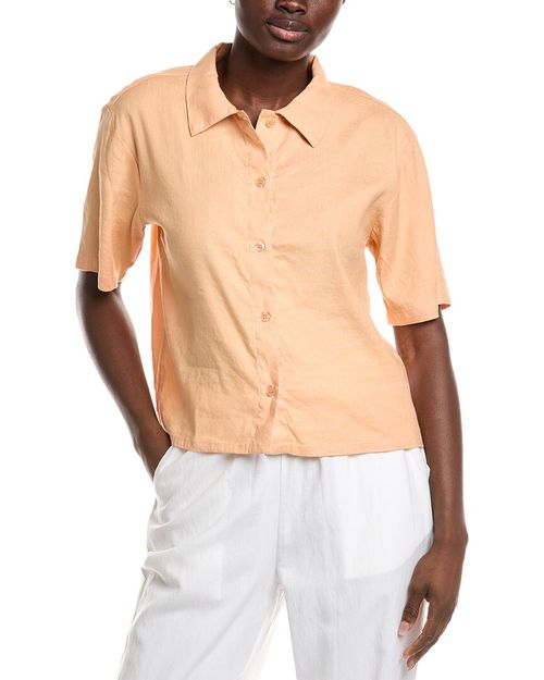 Short Sleeve Linen Vacation Shirt