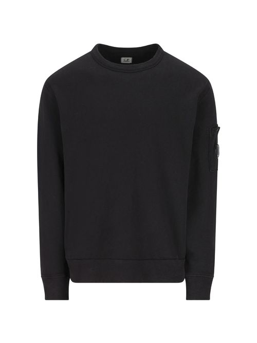 Crewneck Sweatshirt with Magnifying Pocket, Long Sleeve, 100% Cotton