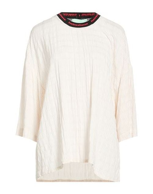 Woman Top Cream Size 2 Viscose, Polyamide