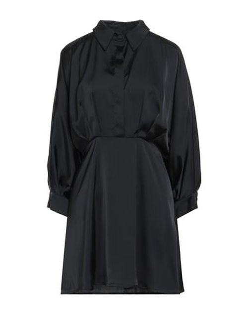 Woman Mini dress Black Size S Polyester
