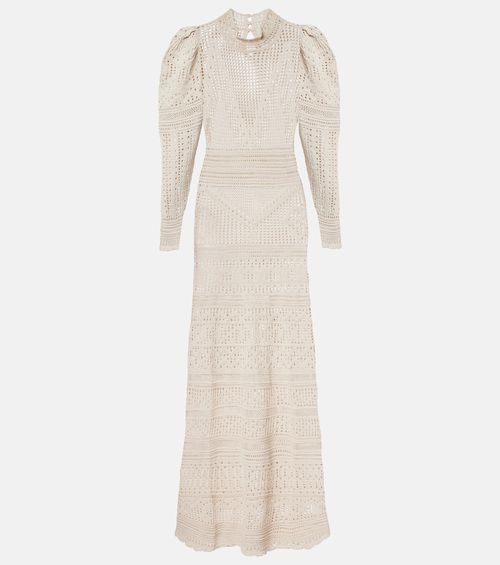 Dione open-knit maxi dress