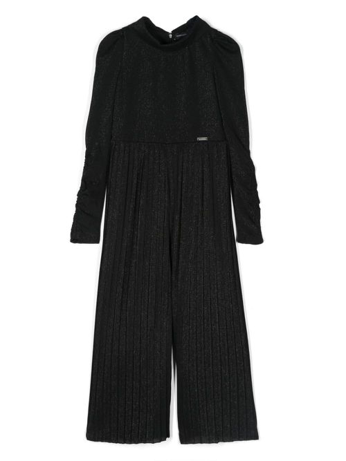 Pleated jumpsuit - Black
