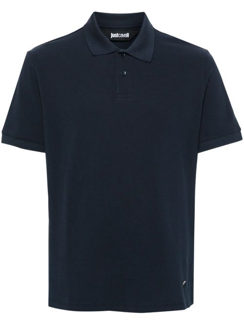Piqué-weave polo shirt - Blue