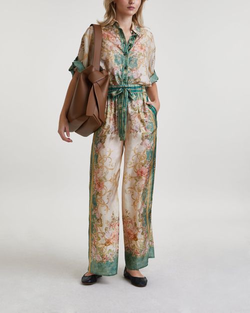 Zimmermann Trousers August Relaxed Khaki 1