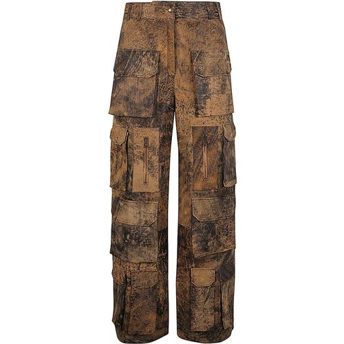 Fermas.Club Leather Cargo Trouser