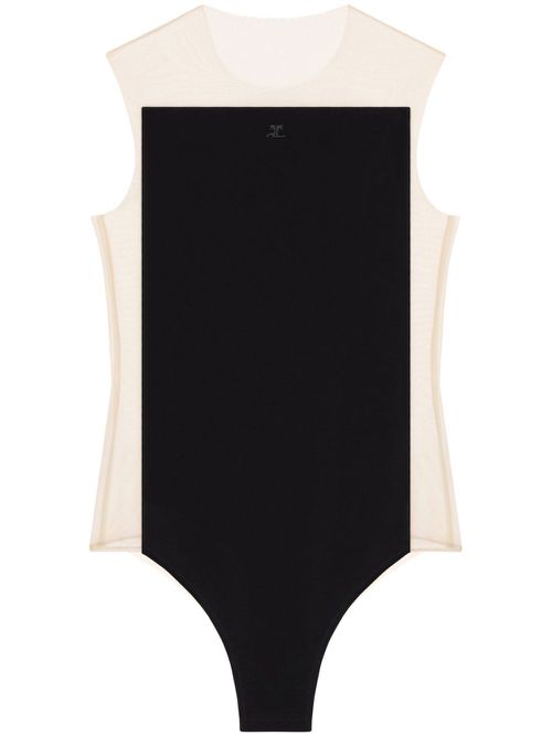 Illusion bodysuit - Black