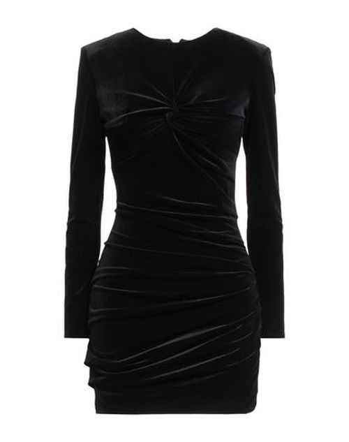 Elisabetta Franchi Woman Mini dress Black Size 6 Polyester, Elastane