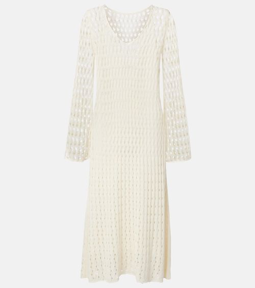 Jemmy open-knit maxi dress