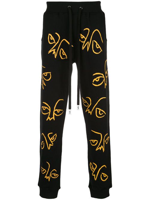 Stroke Of A Kind knit joggers - Black