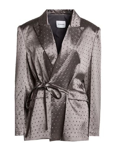 Woman Blazer Taupe Size 2 Viscose