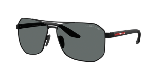 Prada Linea Rossa Man Sunglass PS A53S -  Frame color: Matte Black, Lens color: Grey Gradient