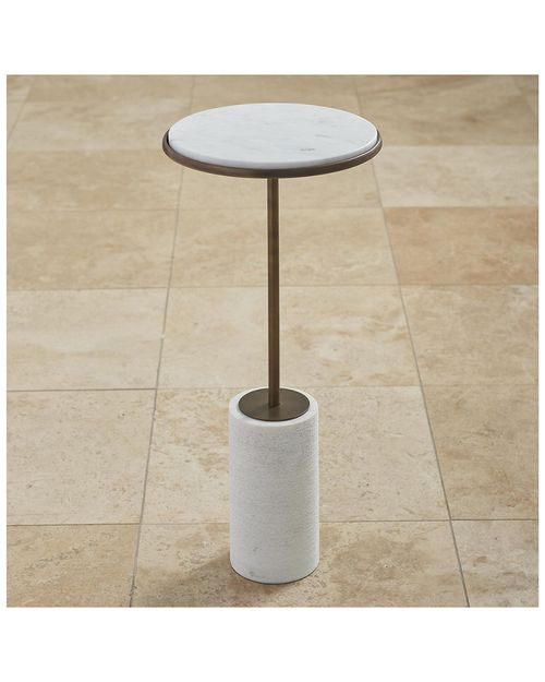 Short Cored Marble Table