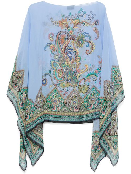 Paisley tunic - Blue