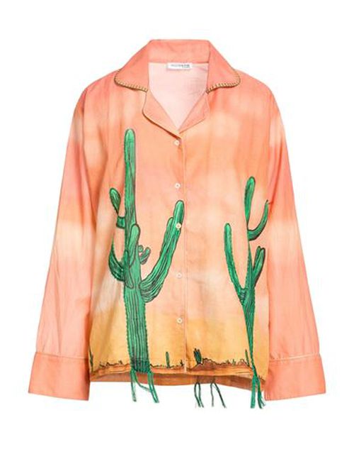 Woman Shirt Salmon pink Size 1 Cotton