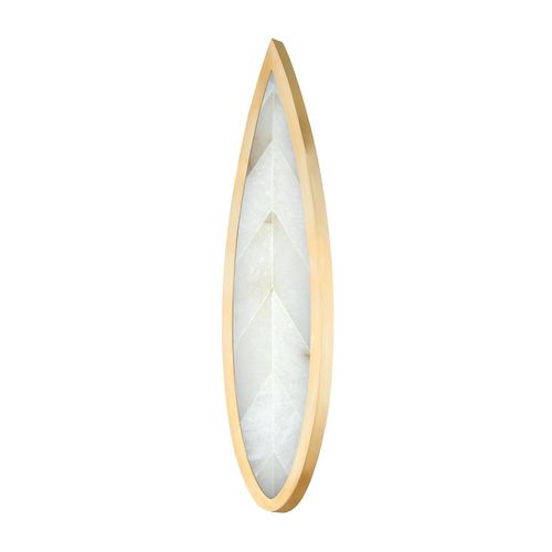 Vintage Brass LED Wall Sconce from the Havasu Collection