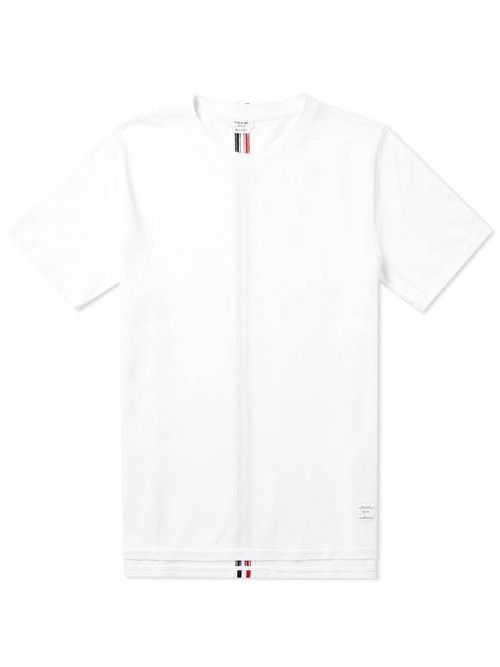 Center-Back Stripe Piqué Tee