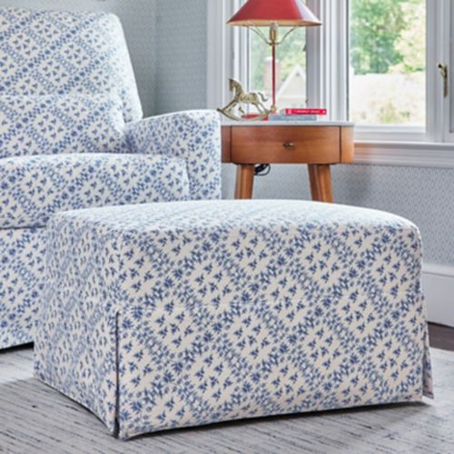 Namesake x Sarah Flint Ottoman, Blue