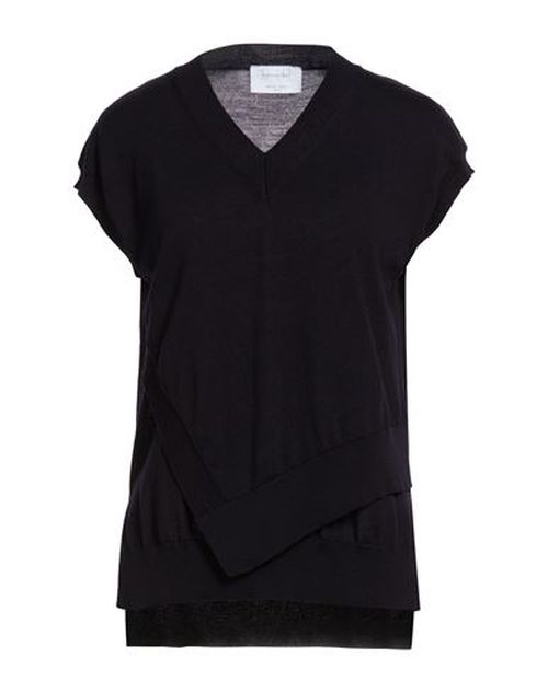 Collezione N_01 Woman Sweater Midnight blue Size XL Merino Wool
