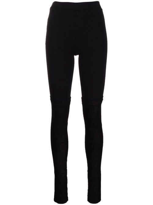 High-rise leggings - Black