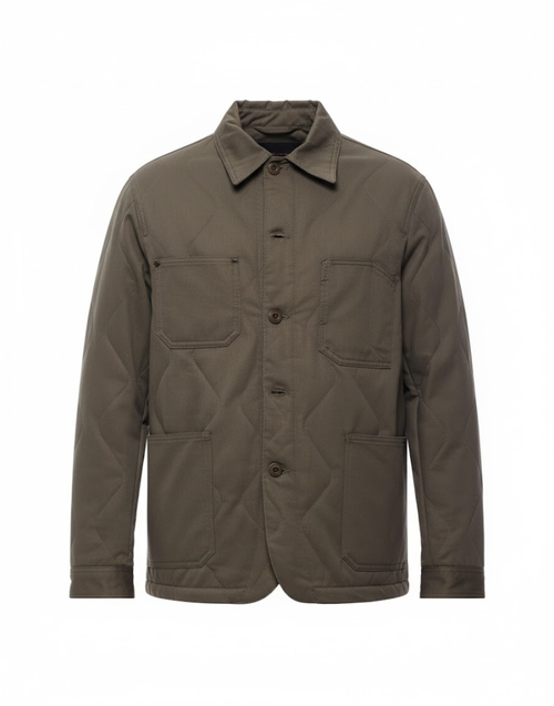 Boxy Fit Utility Workwear Jacket With
