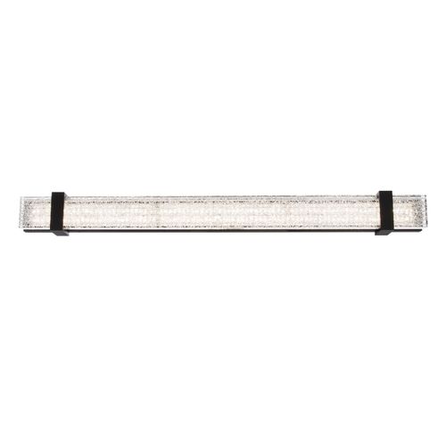 Verandah 1-Light LED Bathroom Vanity Light in Black